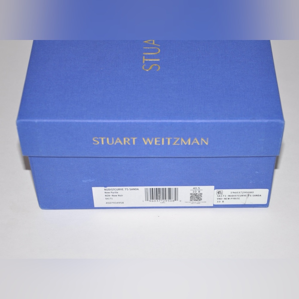 NEW Stuart Weitzman Womens Nudistcurve 75 Sandals Heels Shoes Size 10 w/Box $495 - Picture 12 of 12